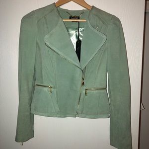 Bebe genuine leather jacket